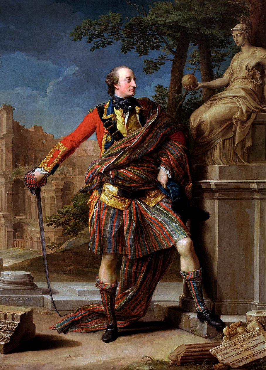 Generál William Gordon z Fyvie, 1766 (1736-1816) od Pompeo Girolamo Batoni