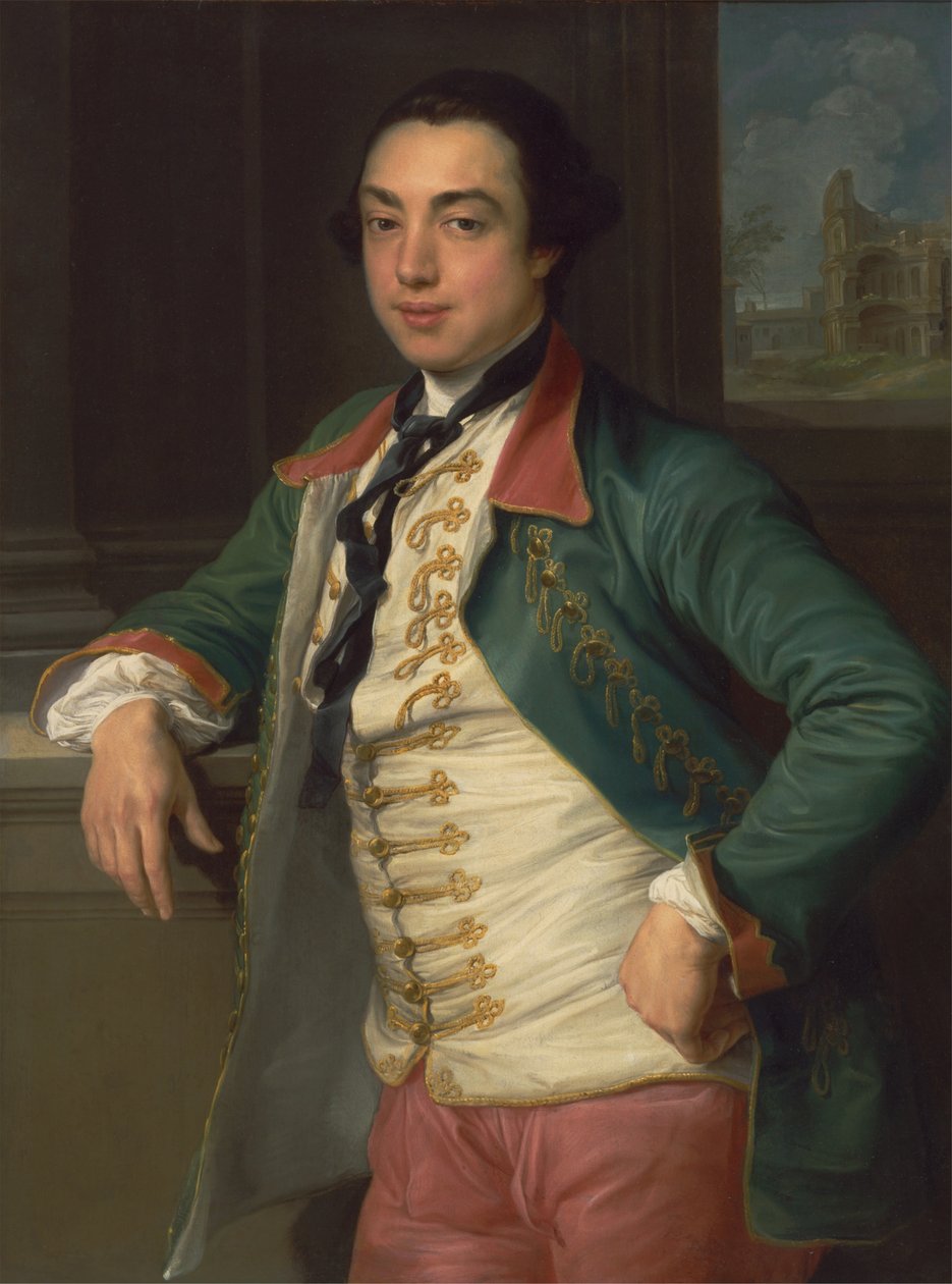 James Caulfeild, 4. vikomt Charlemont (později 1. hrabě z Charlemont) od Pompeo Girolamo Batoni