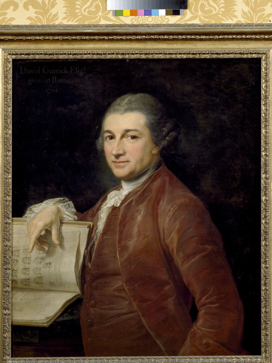 Portrét Davida Garricka, 1764 od Pompeo Girolamo Batoni