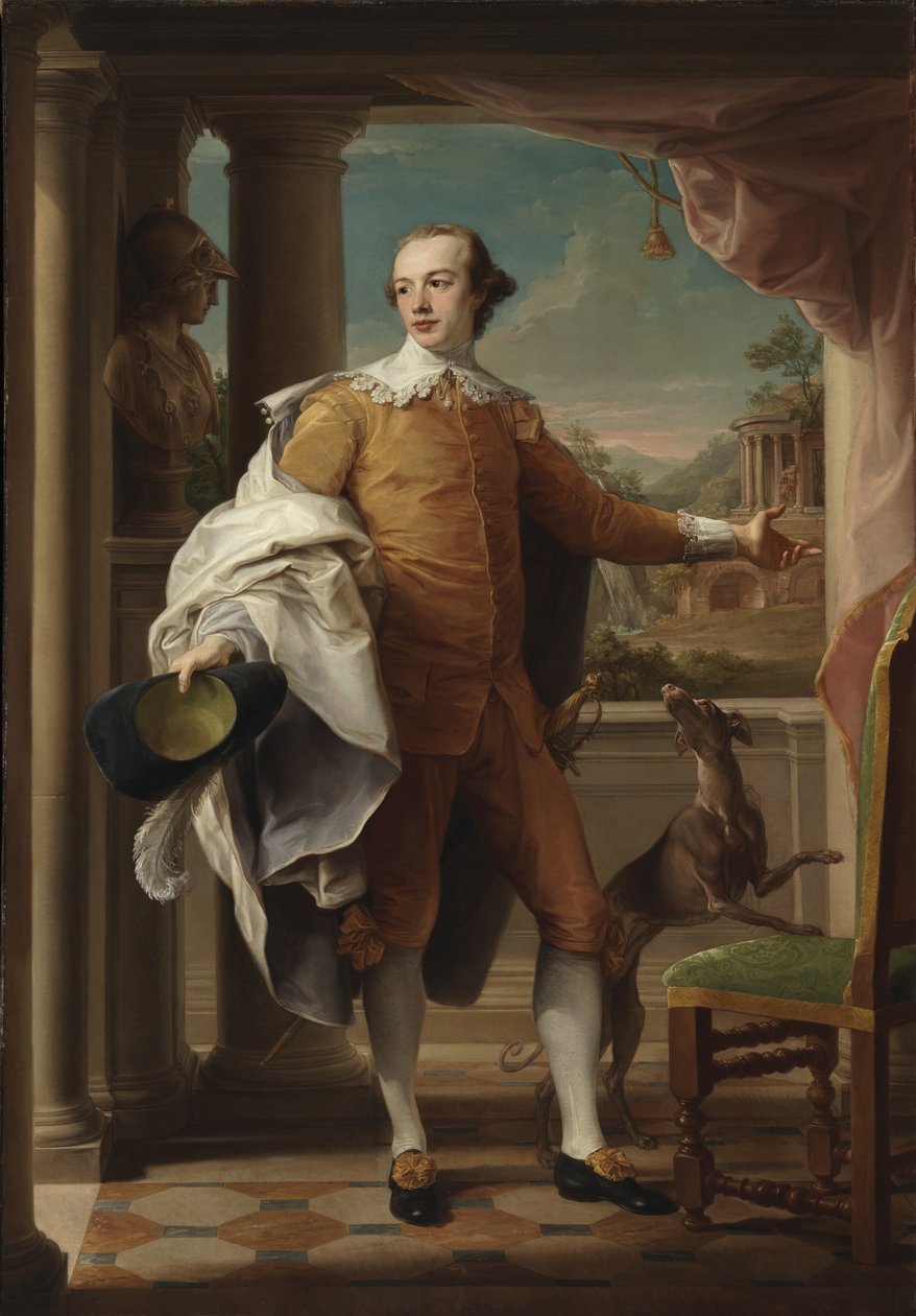Portrét sira Wyndhama Knatchbull-Wyndham, 1758-59 od Pompeo Girolamo Batoni
