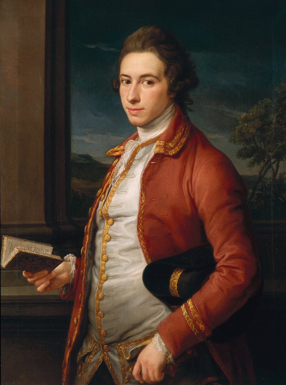Sir William FitzHerbert (1748-91), gentleman-uvaděč krále Jiřího III., 1768 od Pompeo Girolamo Batoni