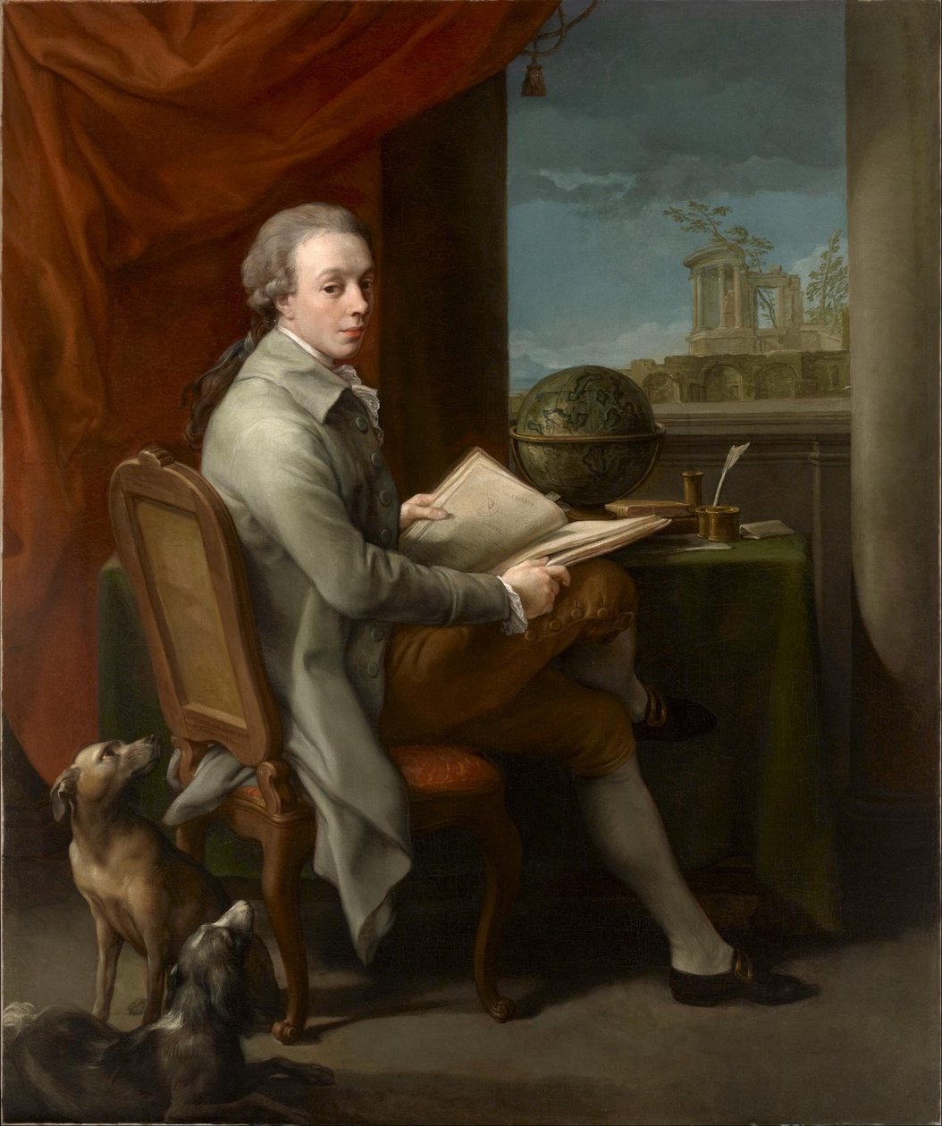 Thomas Tayleur, první markýz z Headfortu od Pompeo Girolamo Batoni