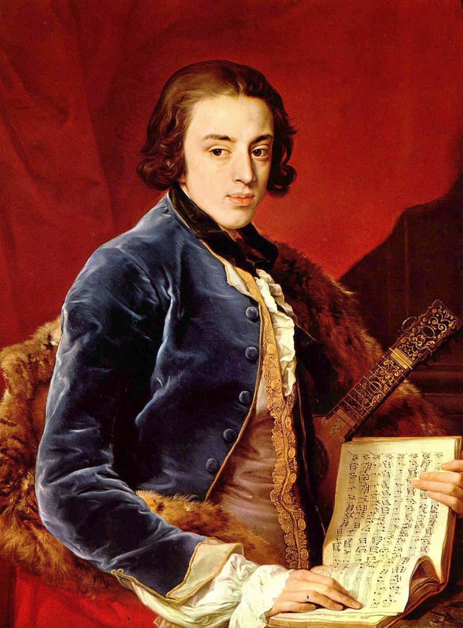 Německy: Portrét Jana markýze z Monthermeru od Pompeo Batoni