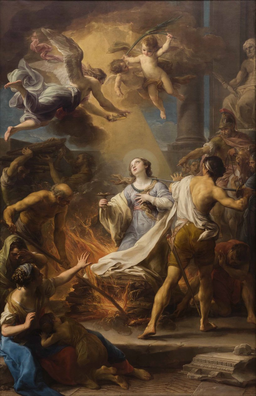 Umučení svaté Lucie Pompeo Girolamo Batoni od Pompeo Batoni