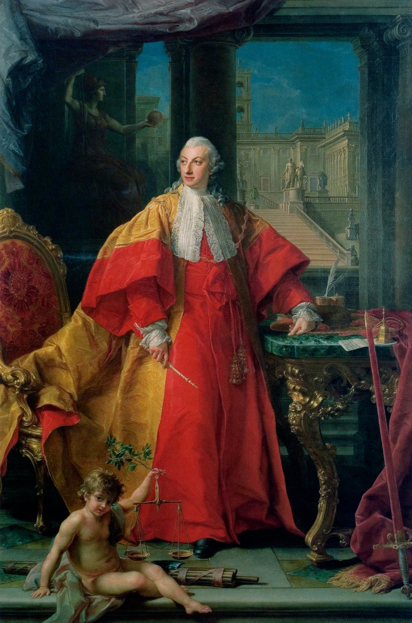 Portrét Abbondio Rezzonico od Pompeo Batoni