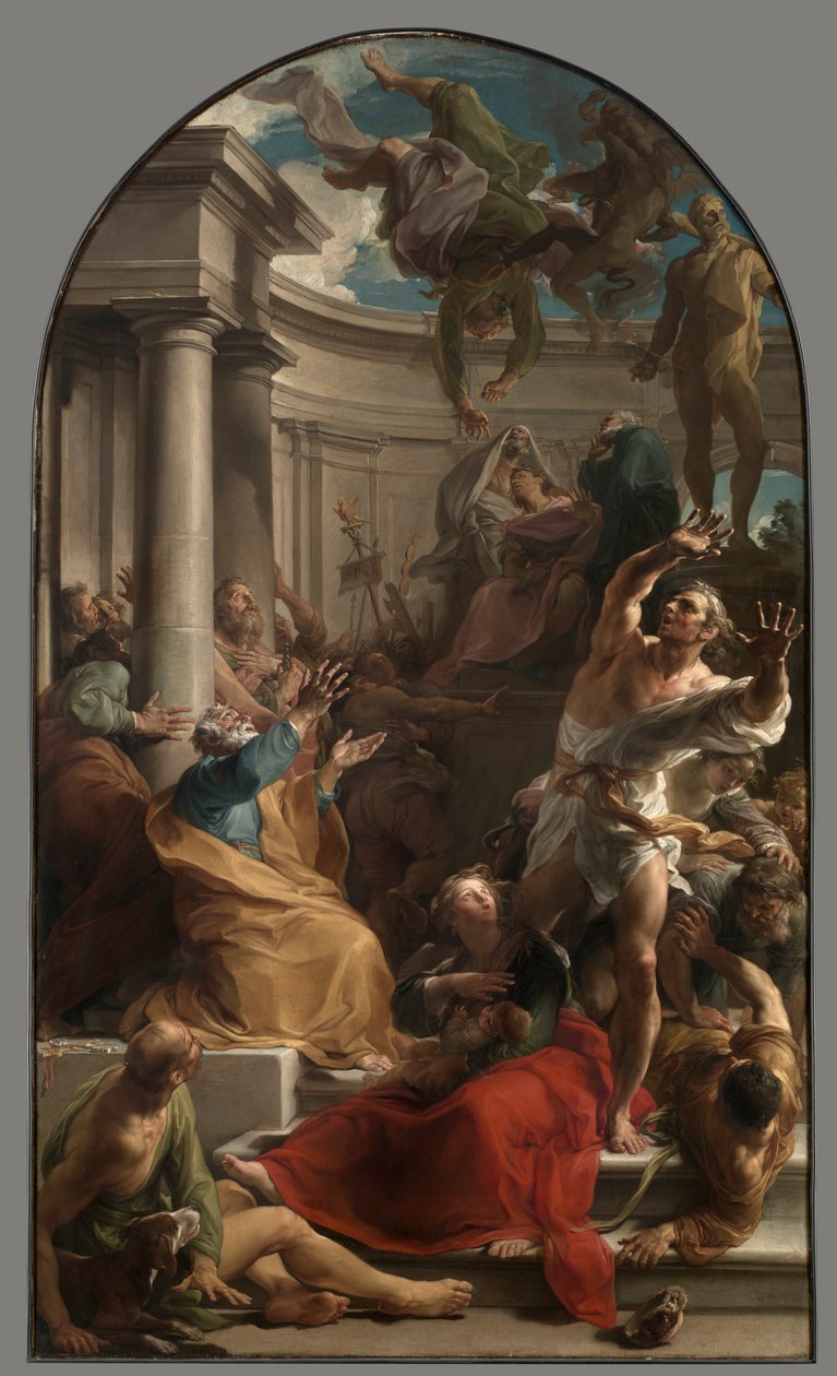 Pád Simona Maguse, c. 1745-1750. od Pompeo Batoni