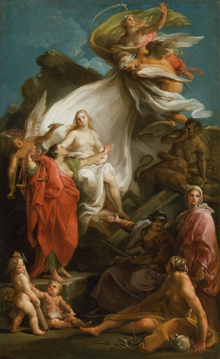Čas odhalující pravdu, 174045. od Pompeo Batoni