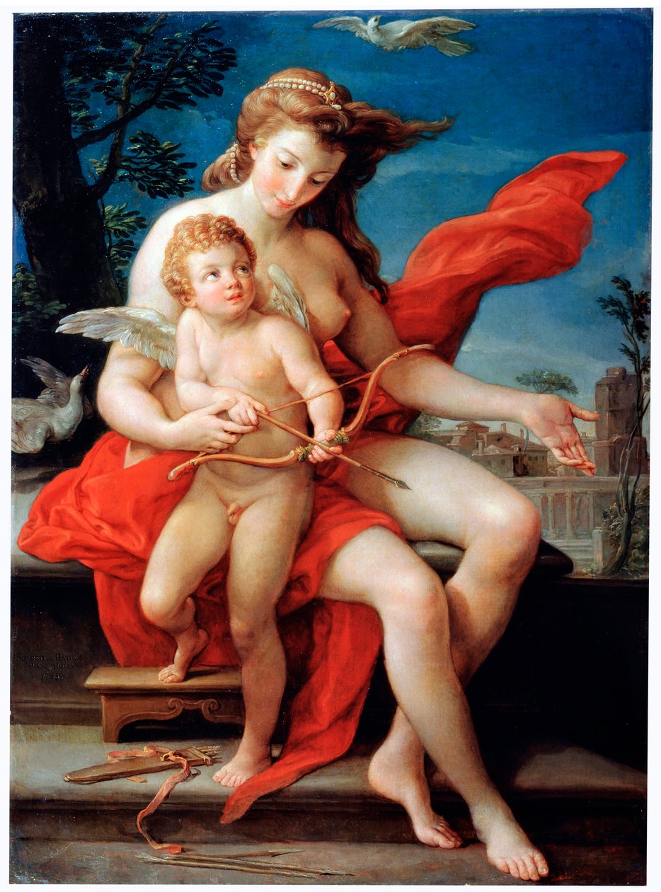 Venuše a Amor, 1785. od Pompeo Batoni