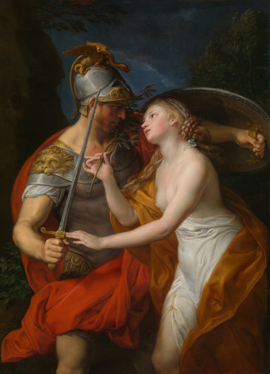 Alegorie míru a války od Pompeo Girolamo Batoni