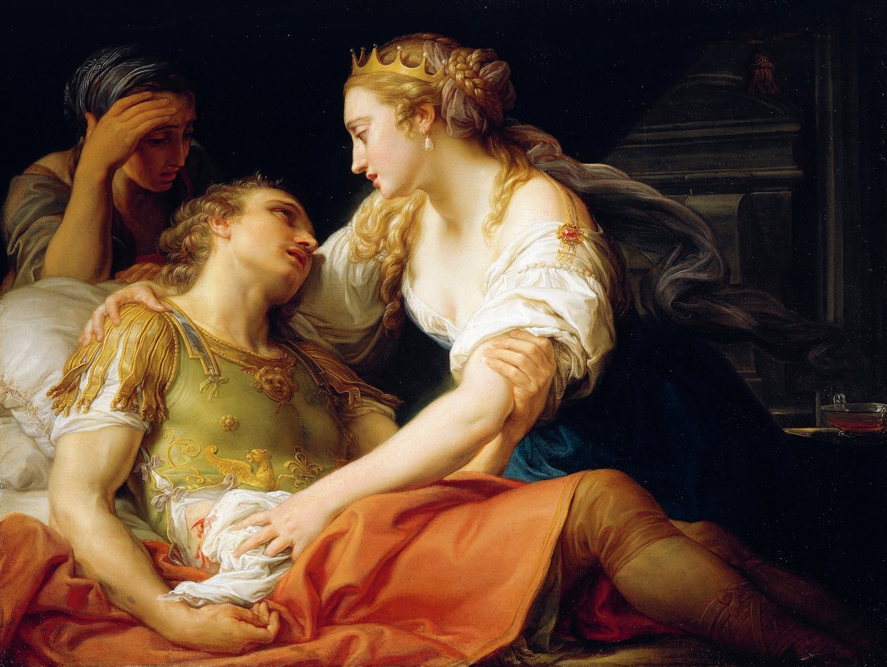 Smrt Marka Antonyho od Pompeo Girolamo Batoni