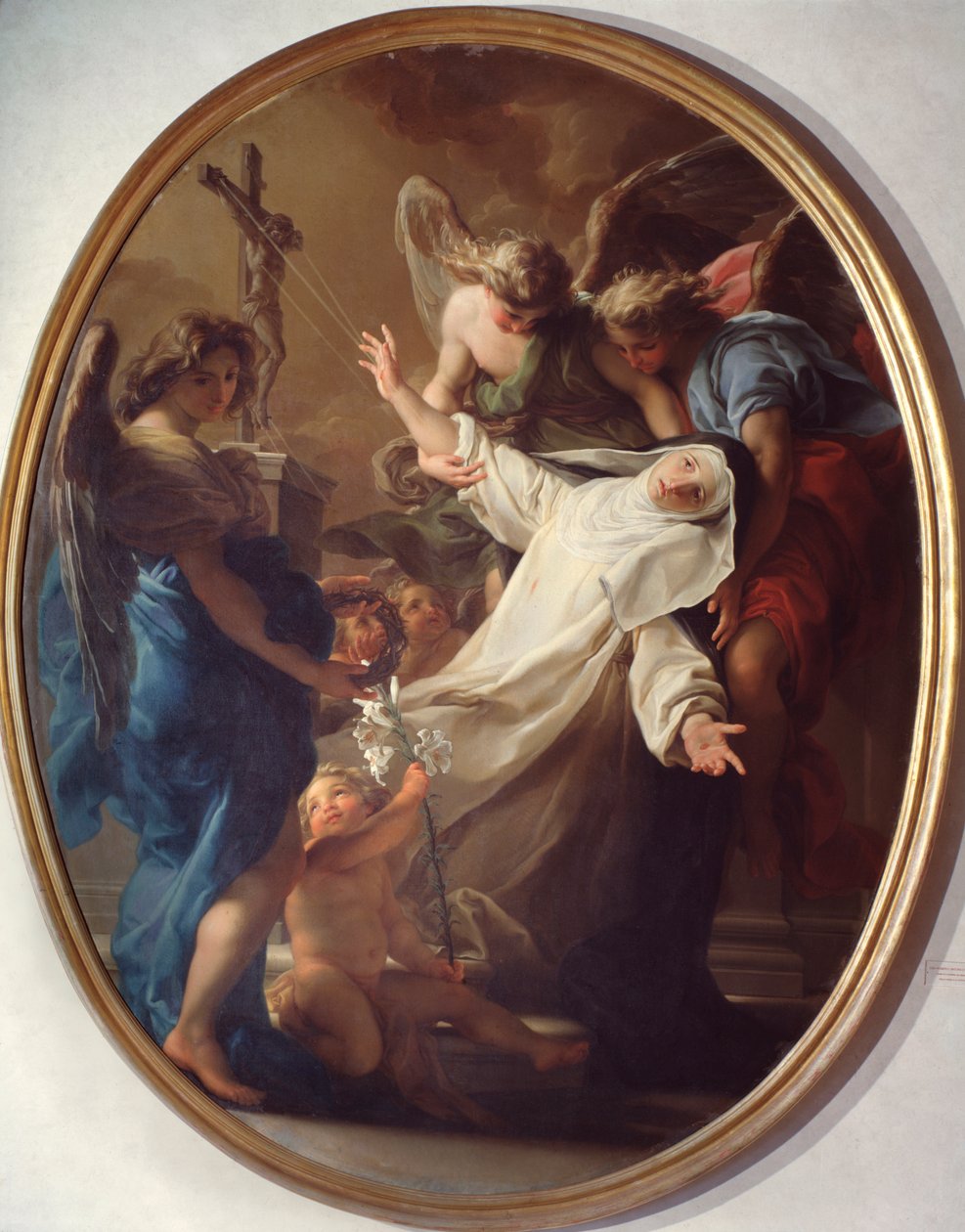 Extáze svaté Kateřiny Sienské (obraz od Pompeo Girolamo Batoni