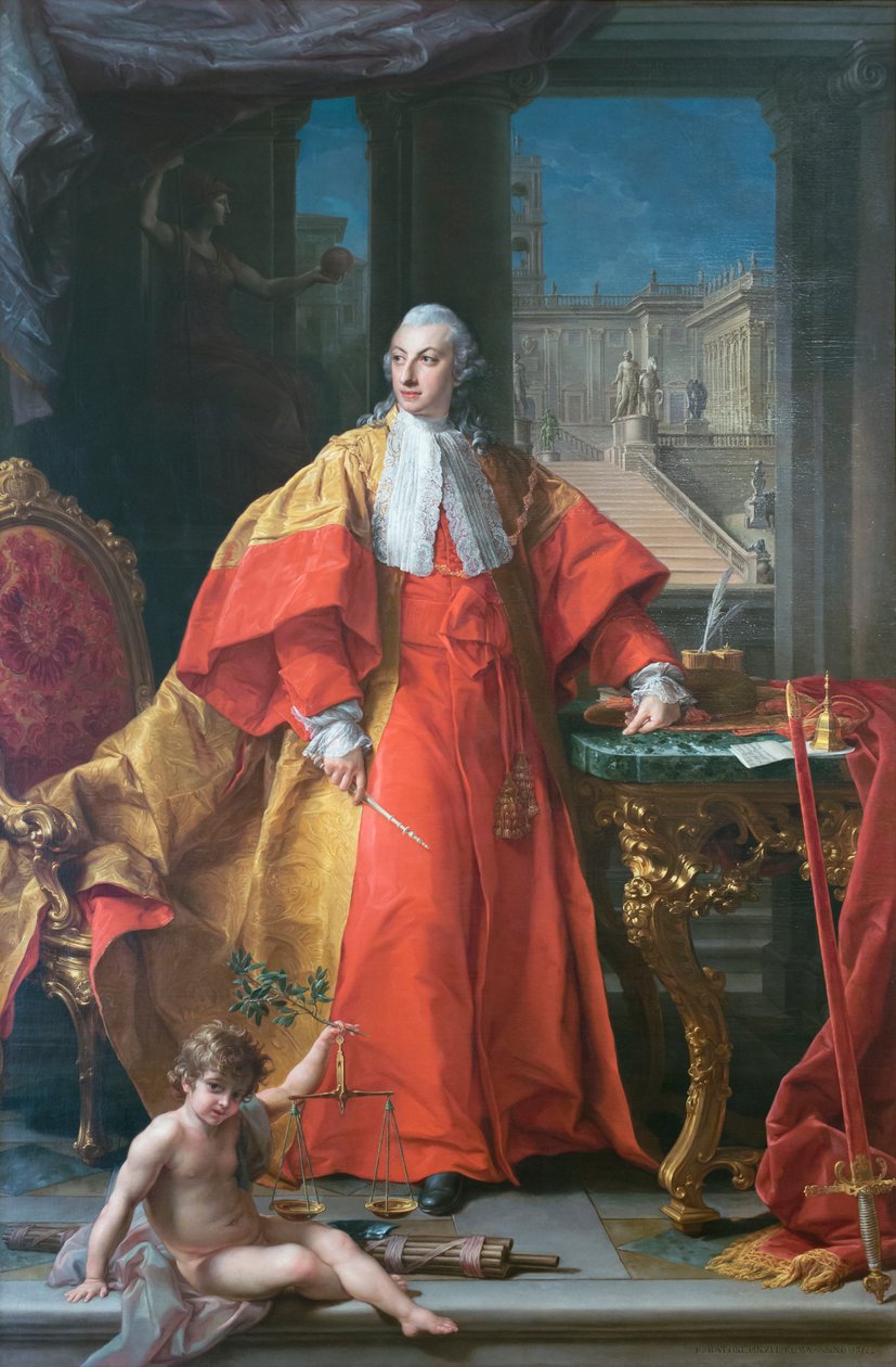 Portrét Abbondio Rezzonico od Pompeo Girolamo Batoni
