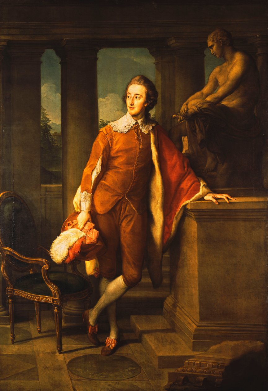 Portrét Anthony Ashley-Cooper, 5. hrabě z Shaftesbury od Pompeo Girolamo Batoni