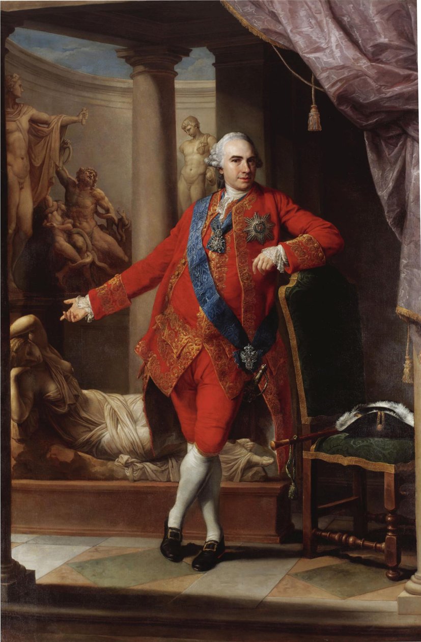 Portrét hraběte Kirilla Razumovského 1728-1803, posledního hejtmana Ukrajiny, 1766 od Pompeo Girolamo Batoni