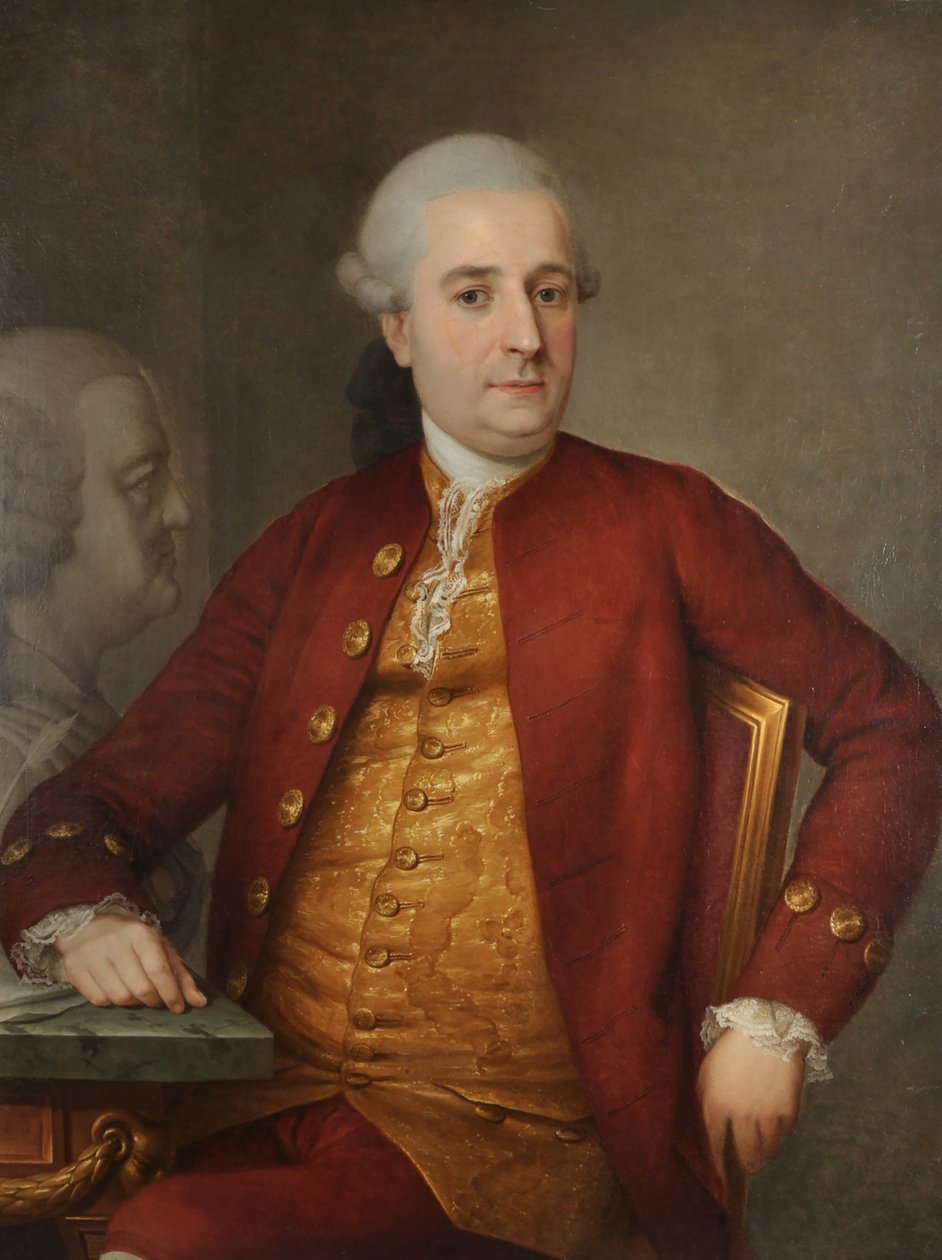Portrét Johanna Christiana Bacha 1735-1782. od Pompeo Girolamo Batoni