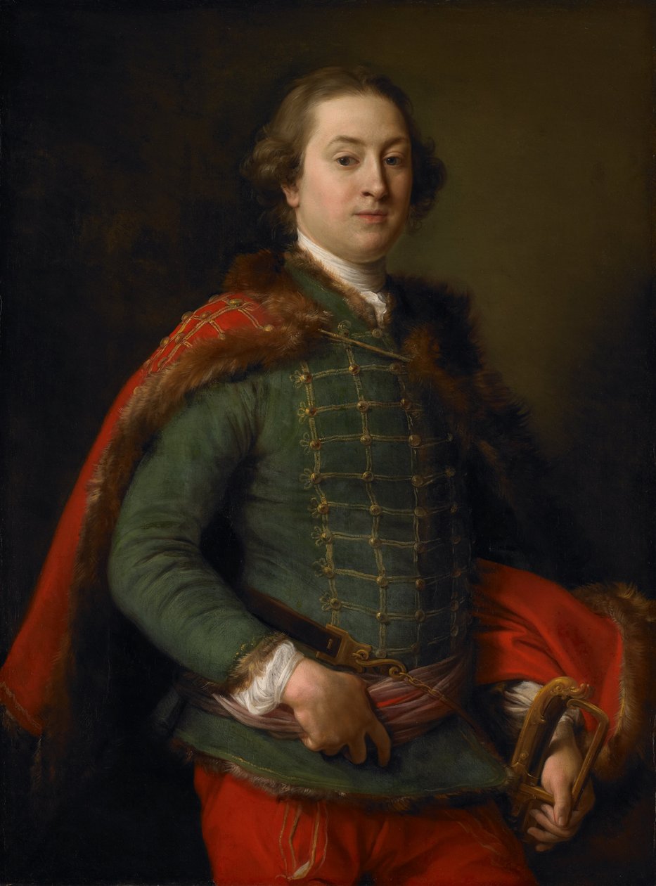 Portrét Johna Woodyearea od Pompeo Girolamo Batoni
