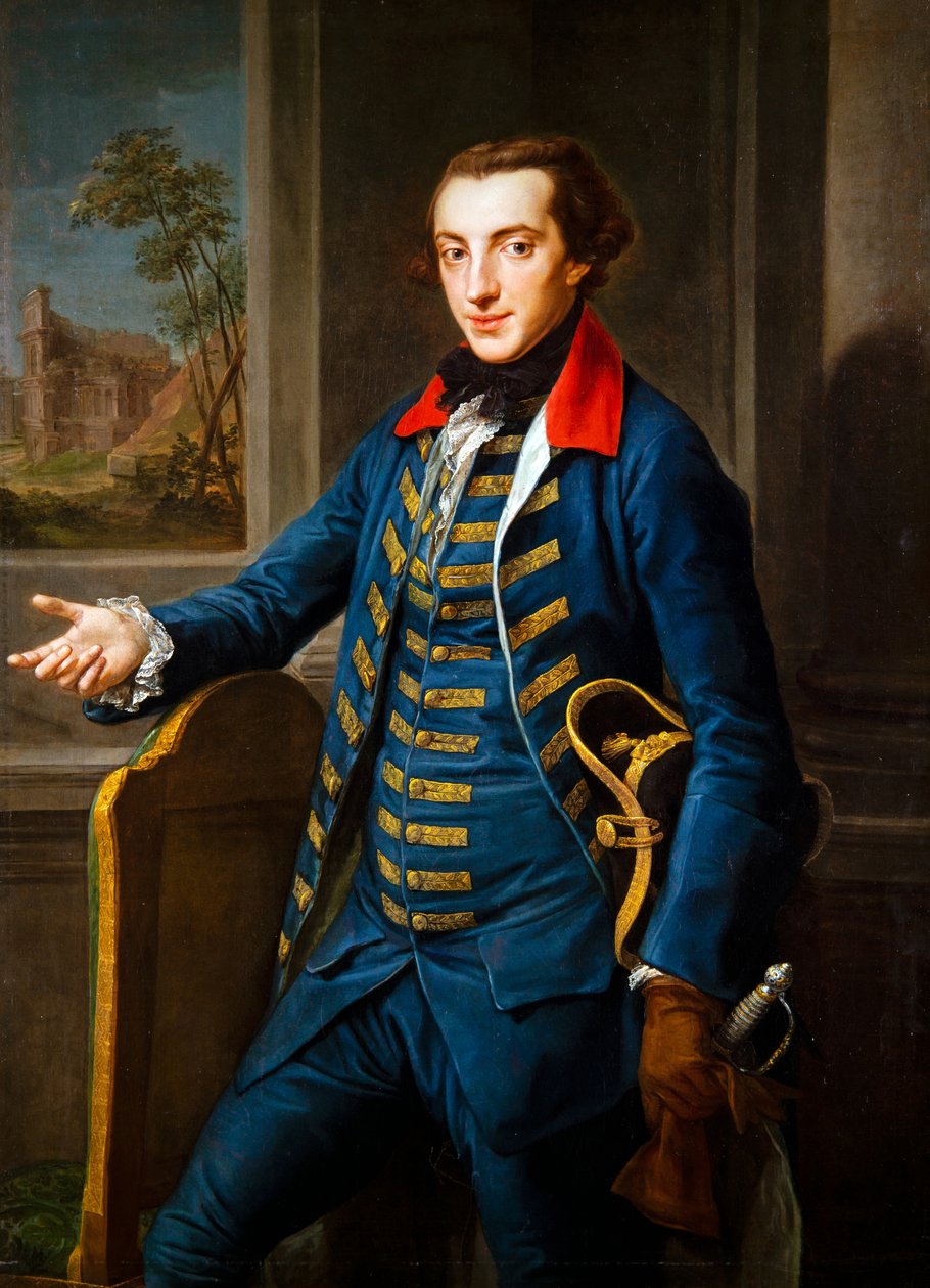 Portrét Williama Weddella od Pompeo Girolamo Batoni