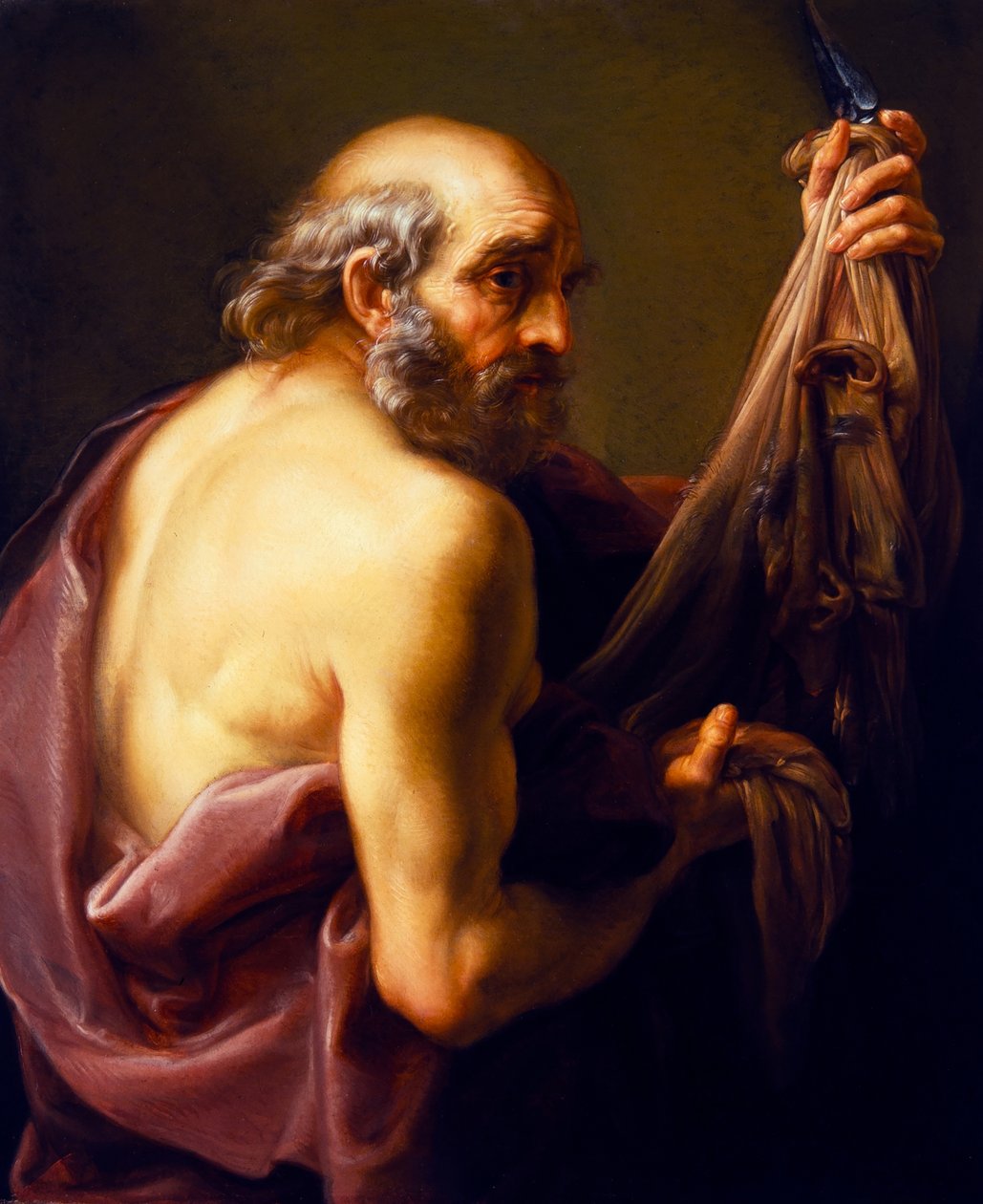 Svatý Bartoloměj (poloviční délka) od Pompeo Girolamo Batoni