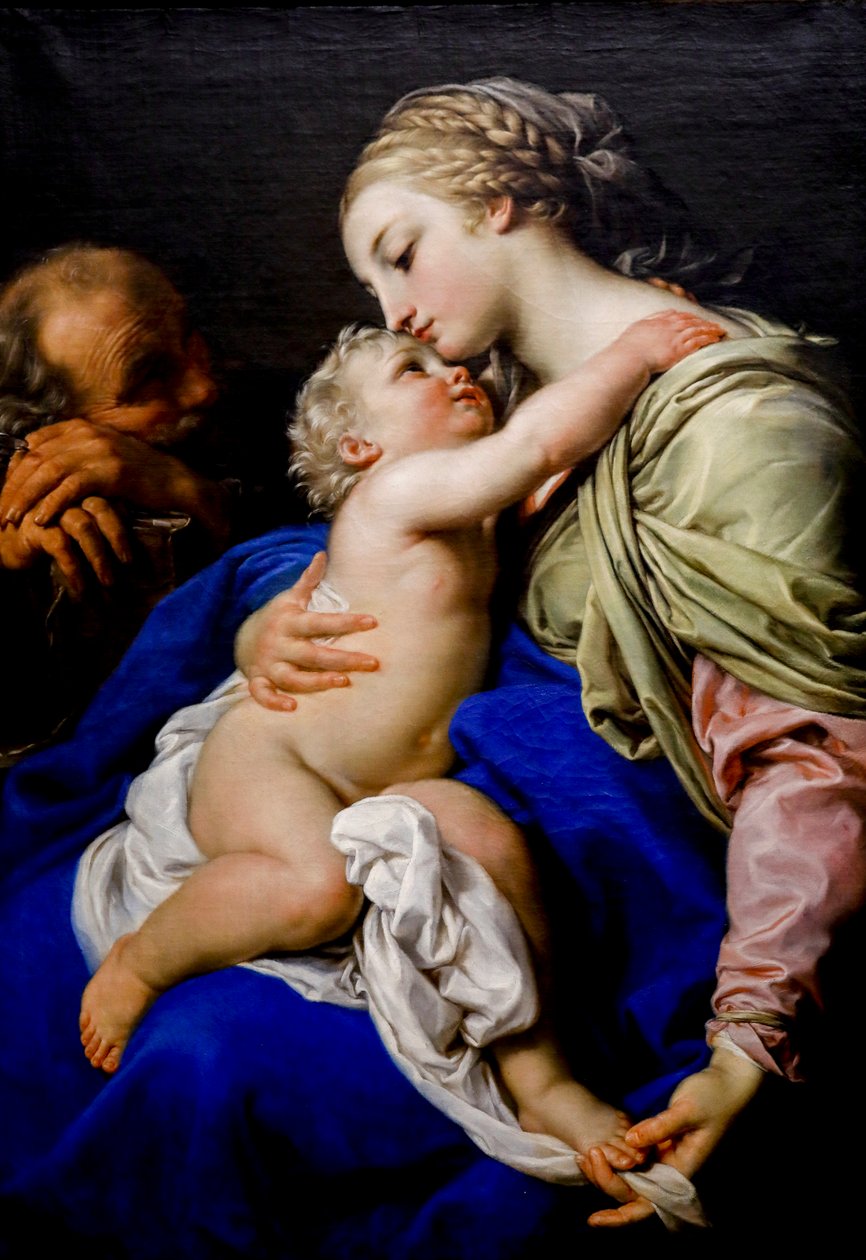 Svatá rodina. 18. století (olej na plátně) od Pompeo Girolamo Batoni