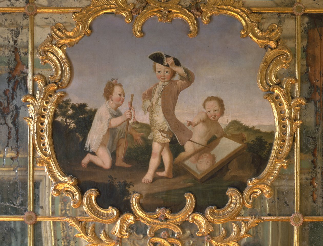 Oblékání dětí (Chlapci), 1774-86 od Portuguese School