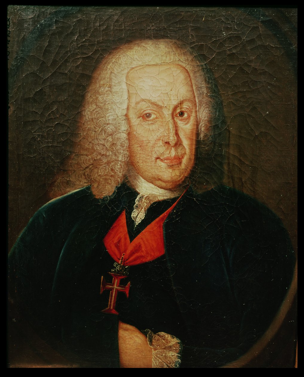 Portrét Sebasiao José de Carvalho e Mello (1699-1782) Marques de Pombal od Portuguese School