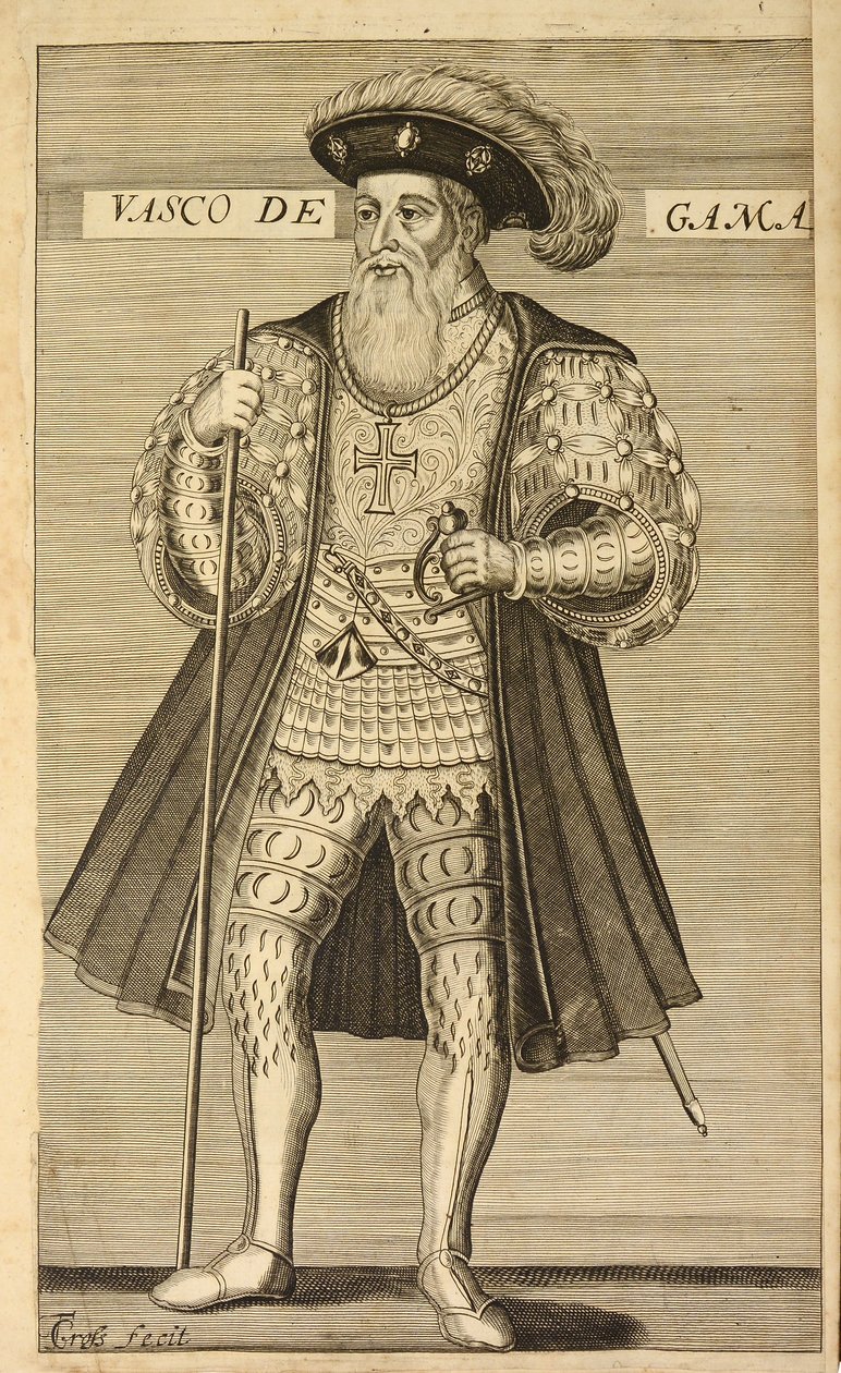 Vasco de Gama z Luciad, aneb Purtugals Historicall Poem od Luise de Camoens (asi 1524-1580). Z portugalštiny do angličtiny přeložil Sir Richard Fanshaw (1608?1666). Londýn: Humphrey Moseley, 1 od Portuguese School