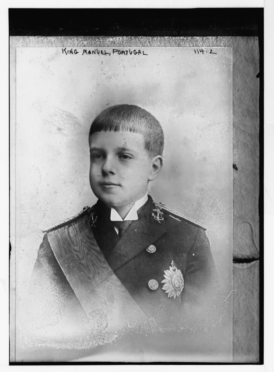 Portugalský král Manuel jako chlapec od Portuguese Photographer