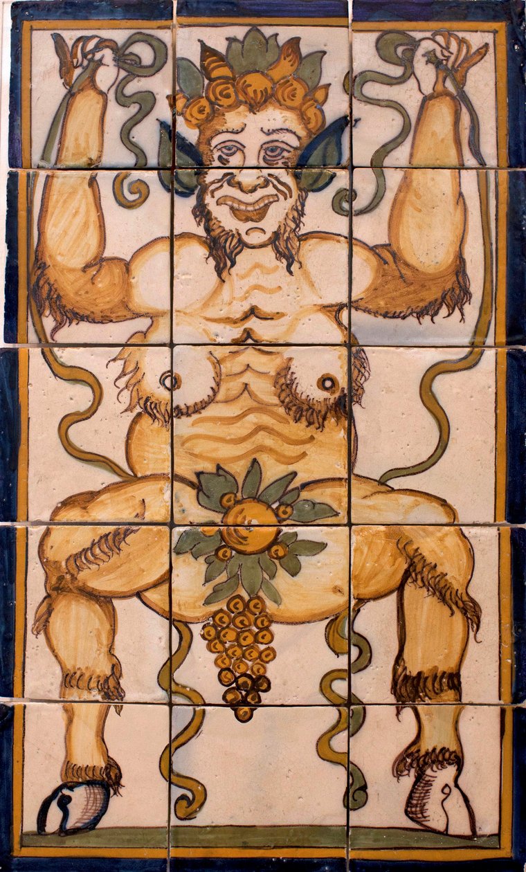 Bacchus - Obkladový panel Bacchus, portugalská továrna od Portuguese School