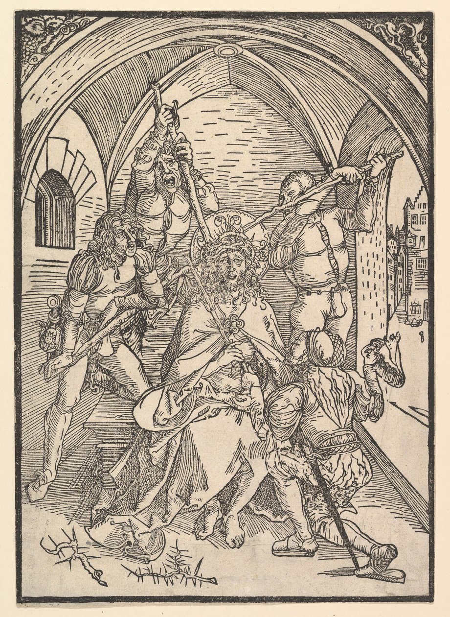 Kristus korunovaný trním, ca. 1500. od Possibly Albrecht Dürer