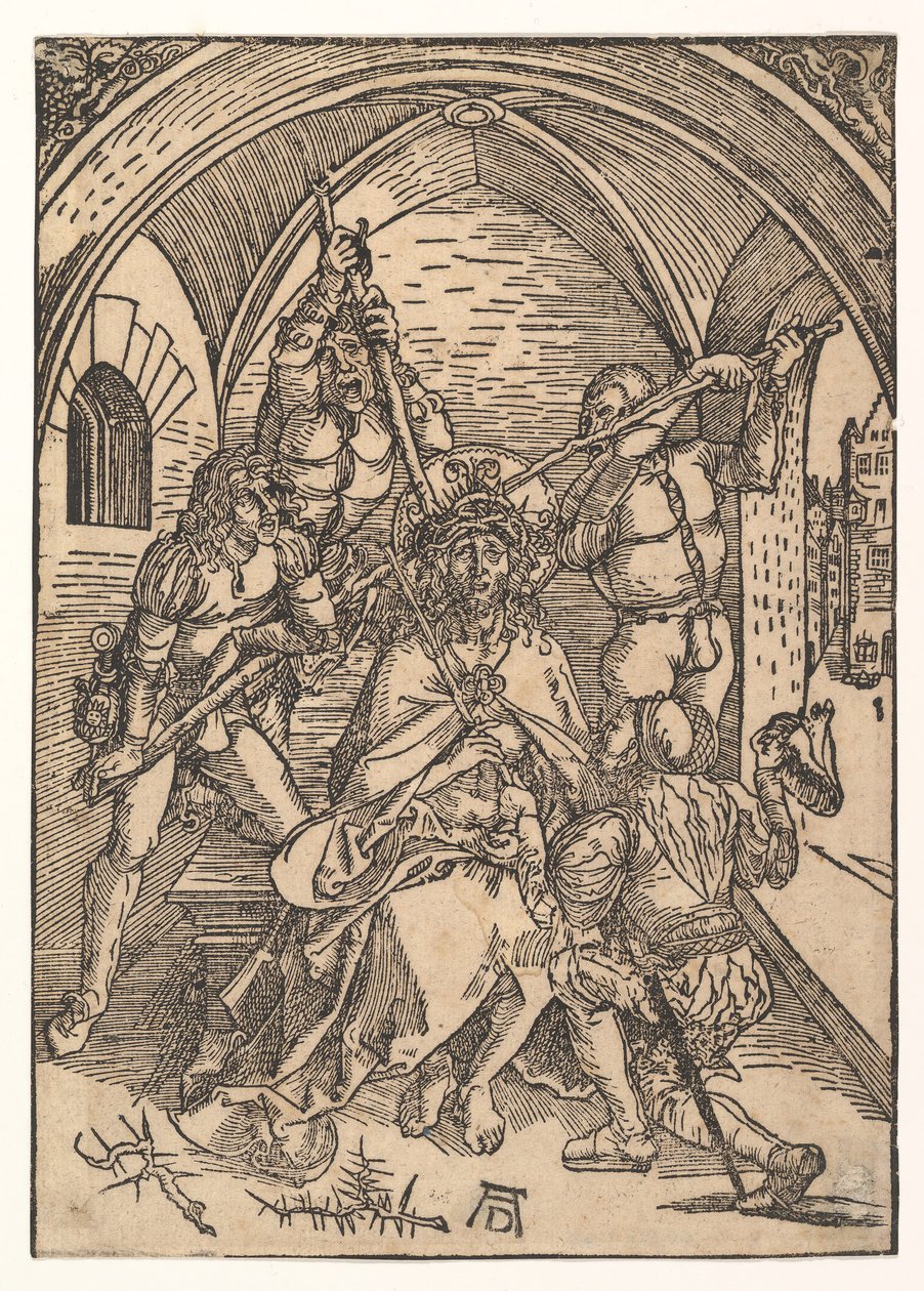 Kristus korunovaný trním, ca. 1500. od Possibly Albrecht Dürer