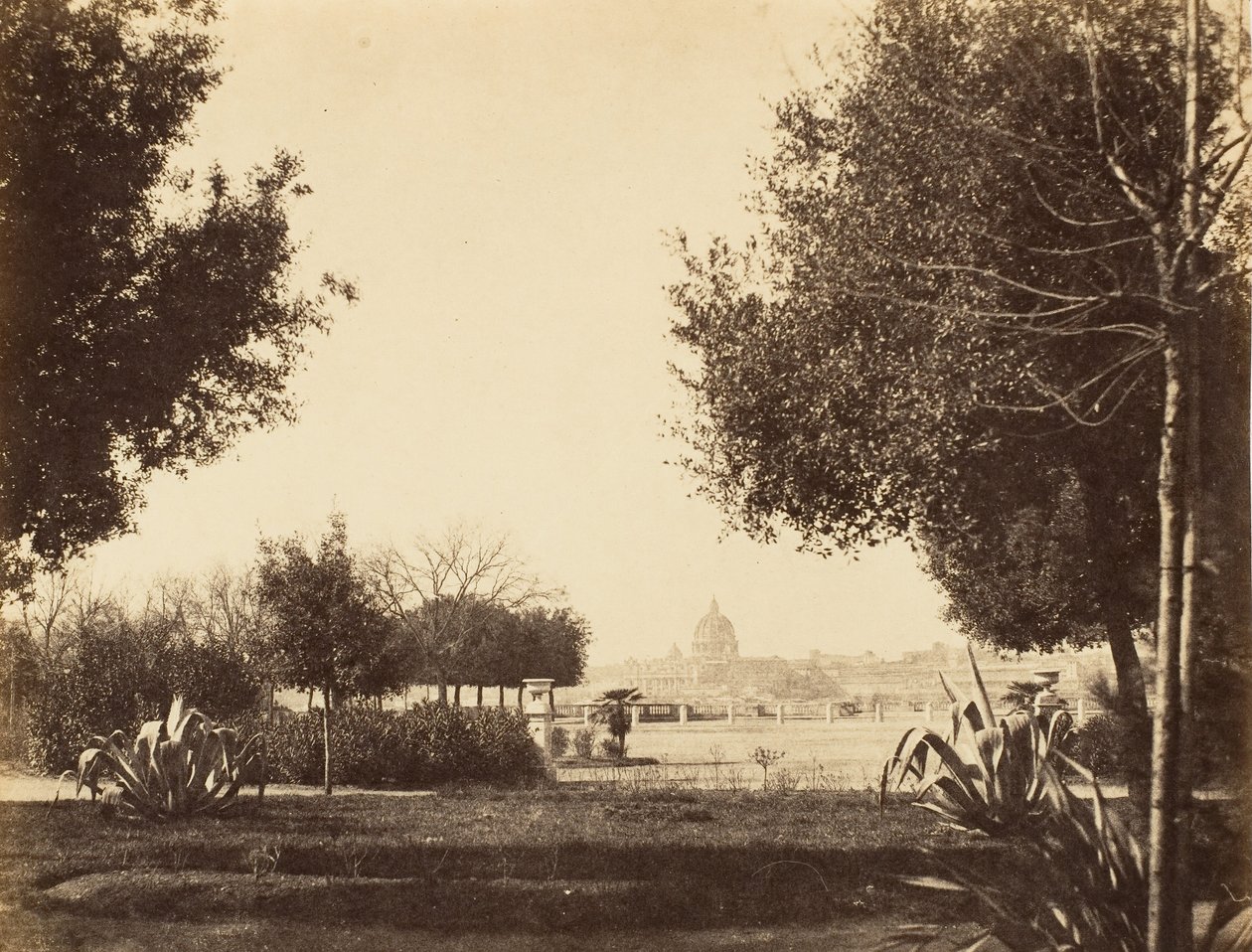 Svatý Petr z kopce Pincian, 1853-56. od Possibly by Jane Martha St. John.