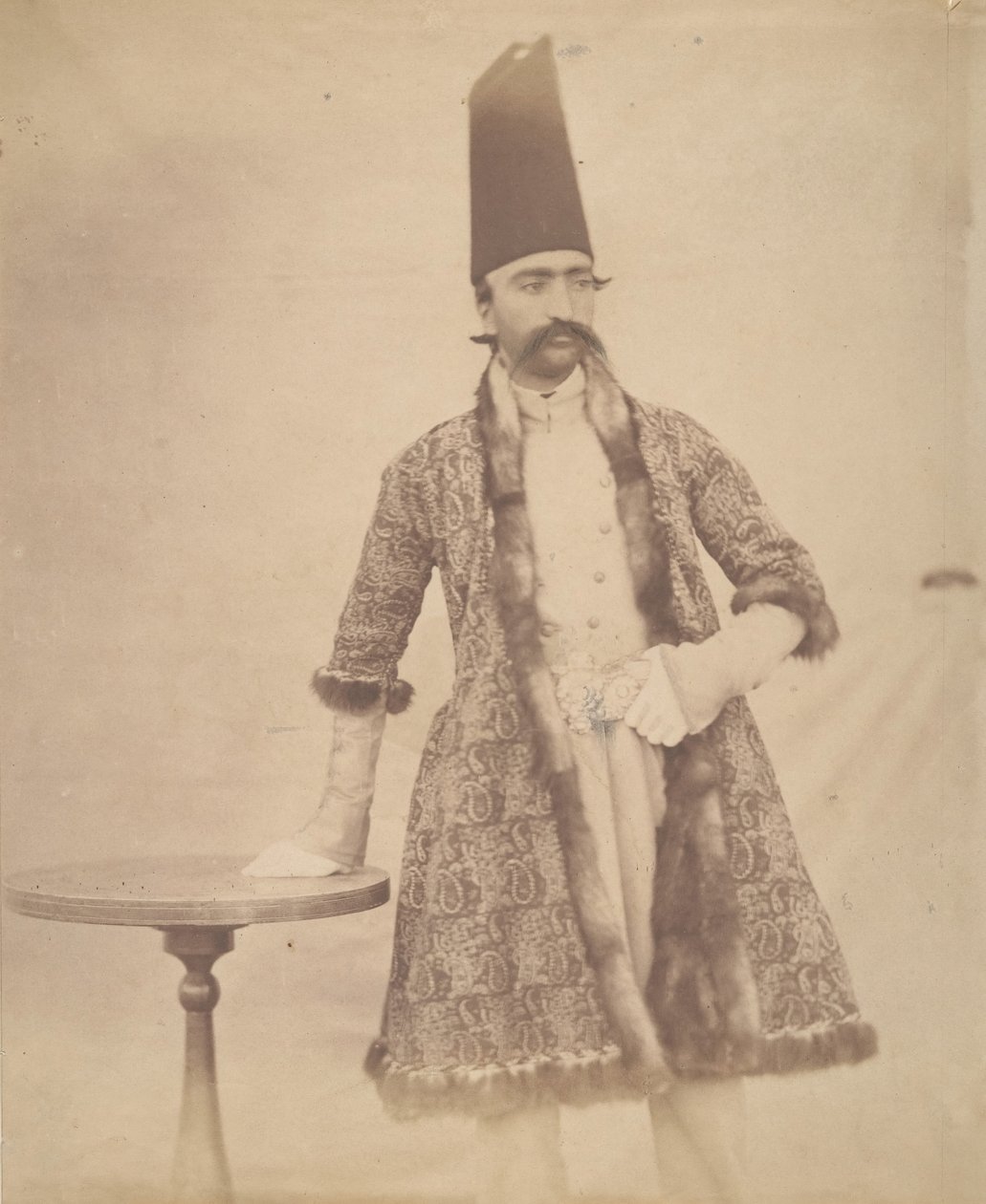 [Nasir al-Din Shah], 1840-60s. od Possibly by Luigi Pesce.