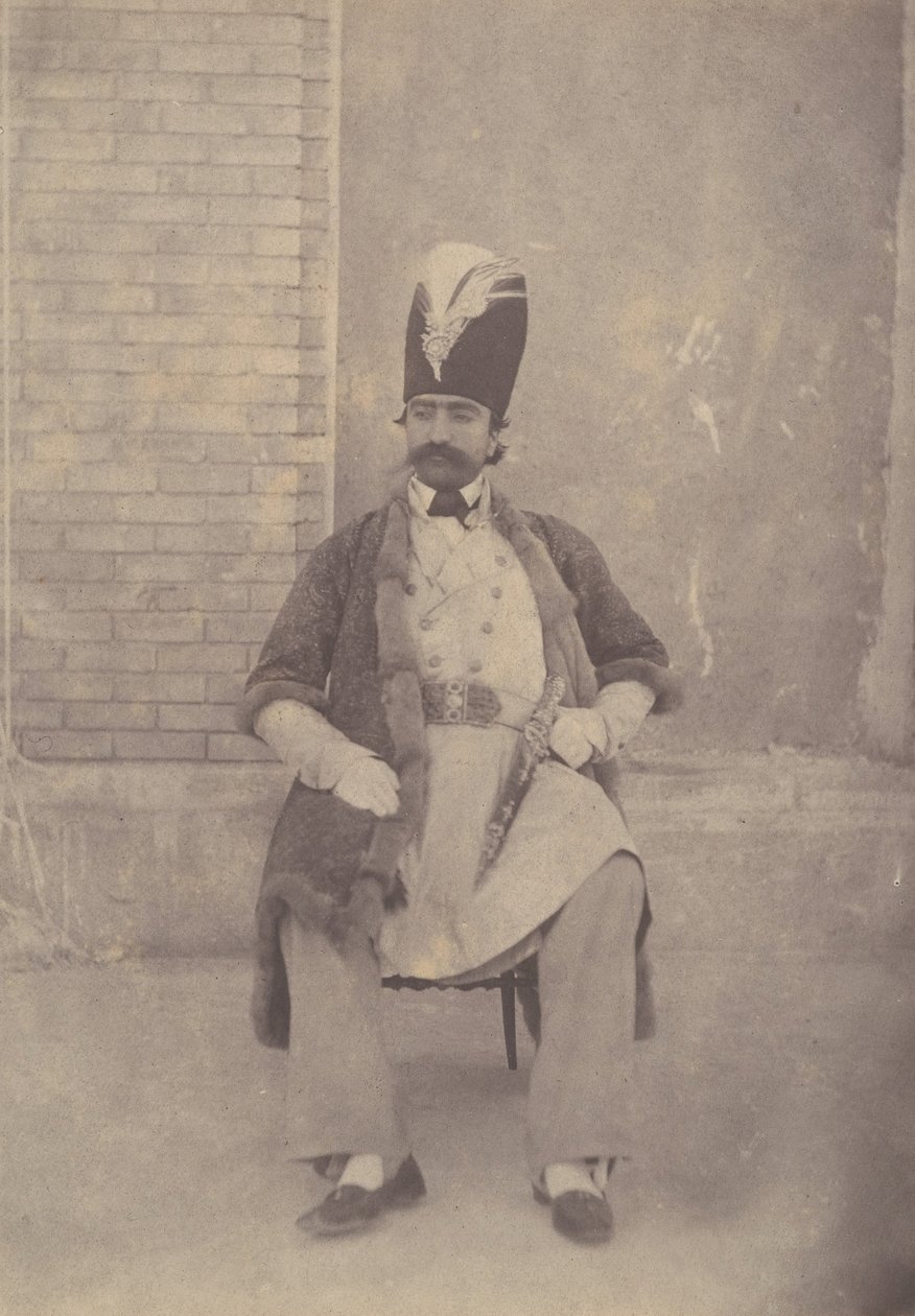 Nasiruddin Shah, ka. 1855-58. od Possibly by Luigi Pesce.