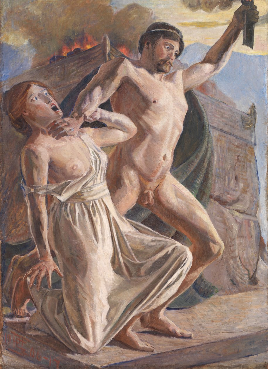 Prométheus loupí oheň od Poul S. Christiansen