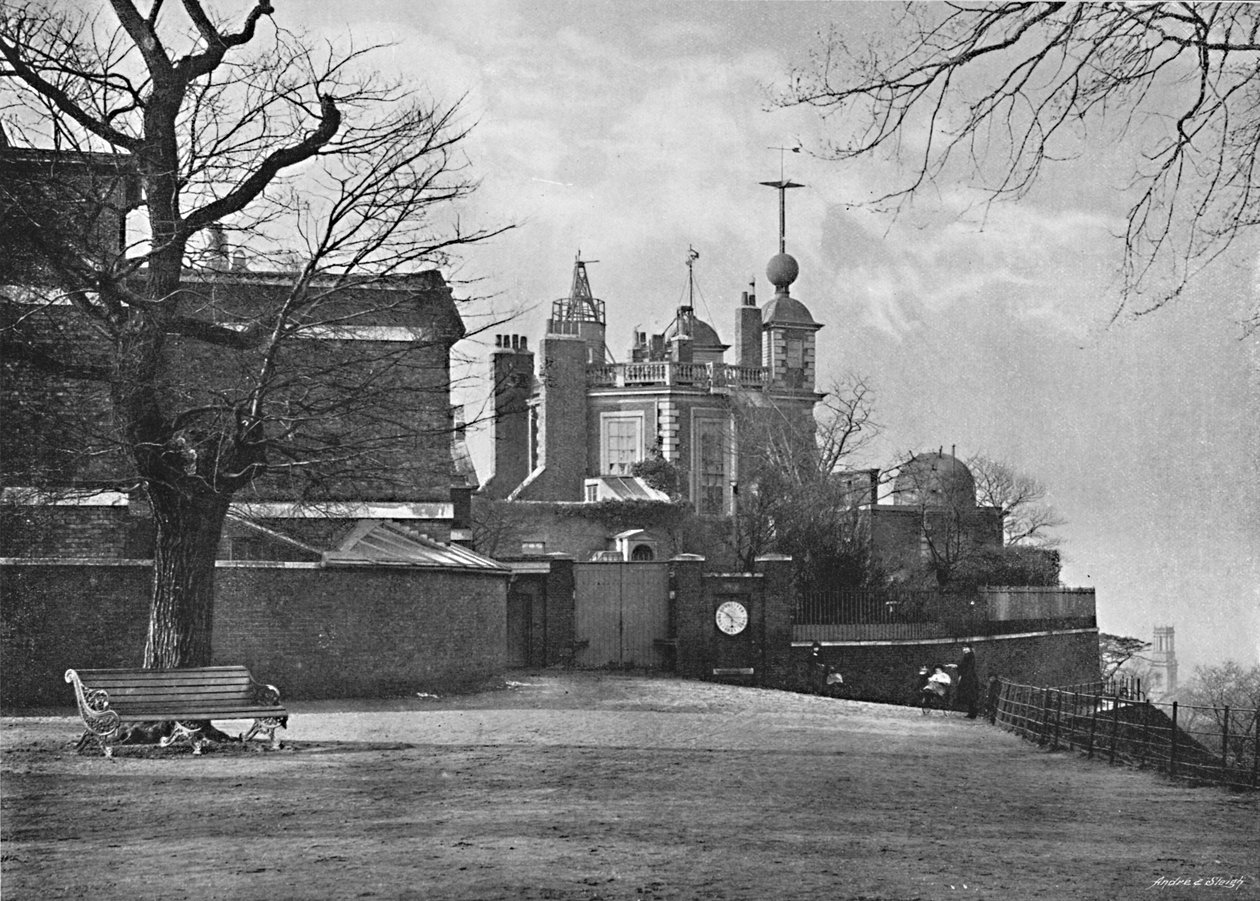 Greenwichská observatoř, c1896 od Poulton and Co