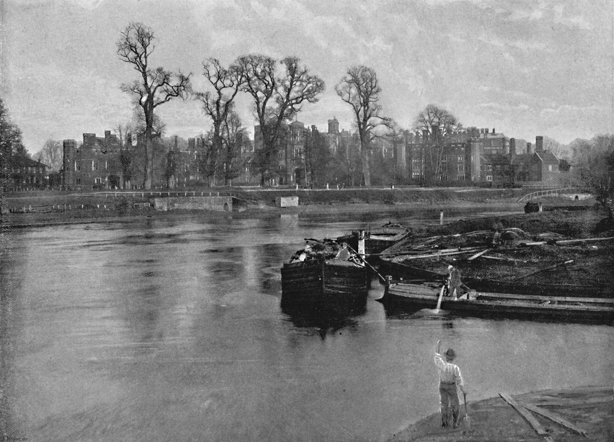 Palác Hampton Court, c1896 od Poulton and Co