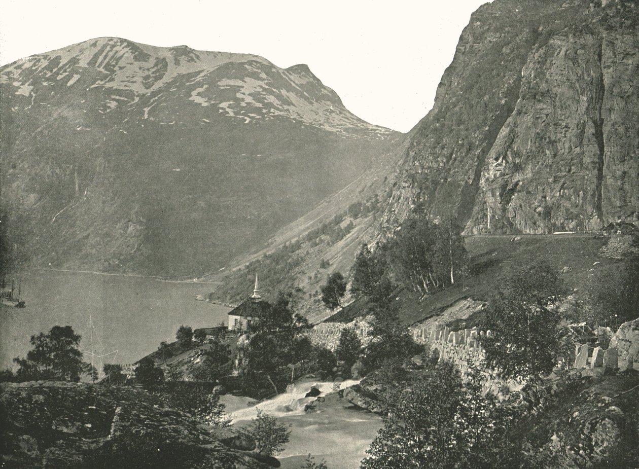 Merok, na Geirangerfjord, Norsko, 1895. od Poulton and Co