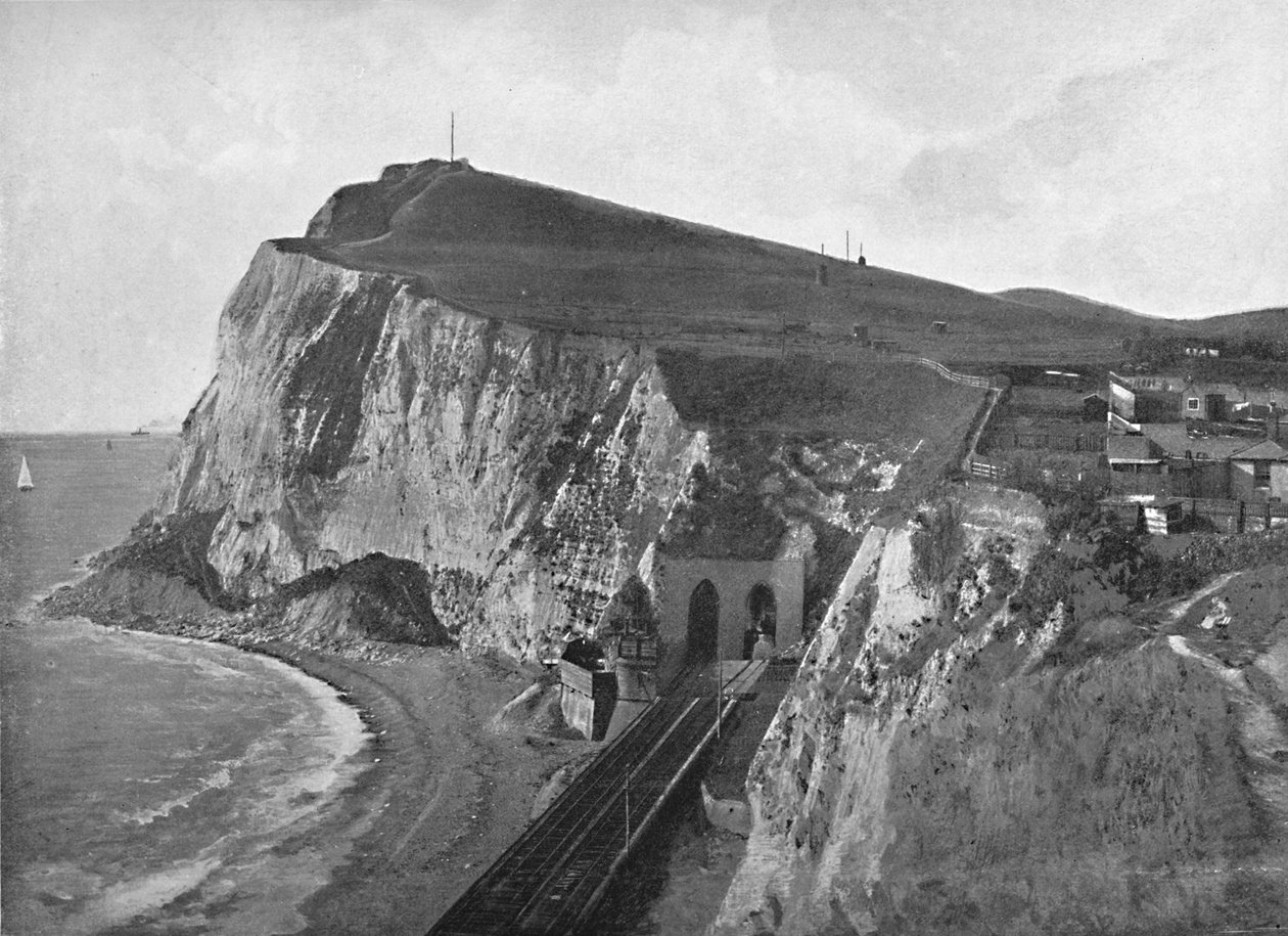 Shakespeare Cliff, Dover, c1896 od Poulton and Co
