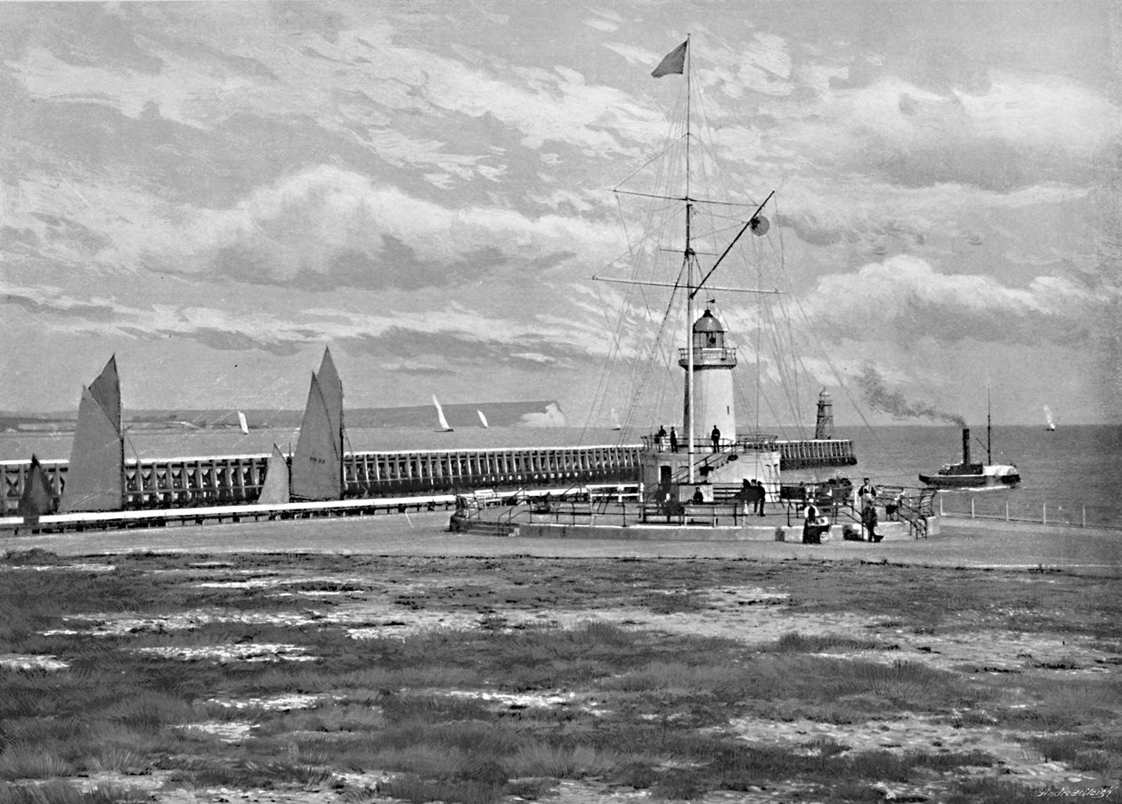 Signal Station, Newhaven, c1896 od Poulton and Co