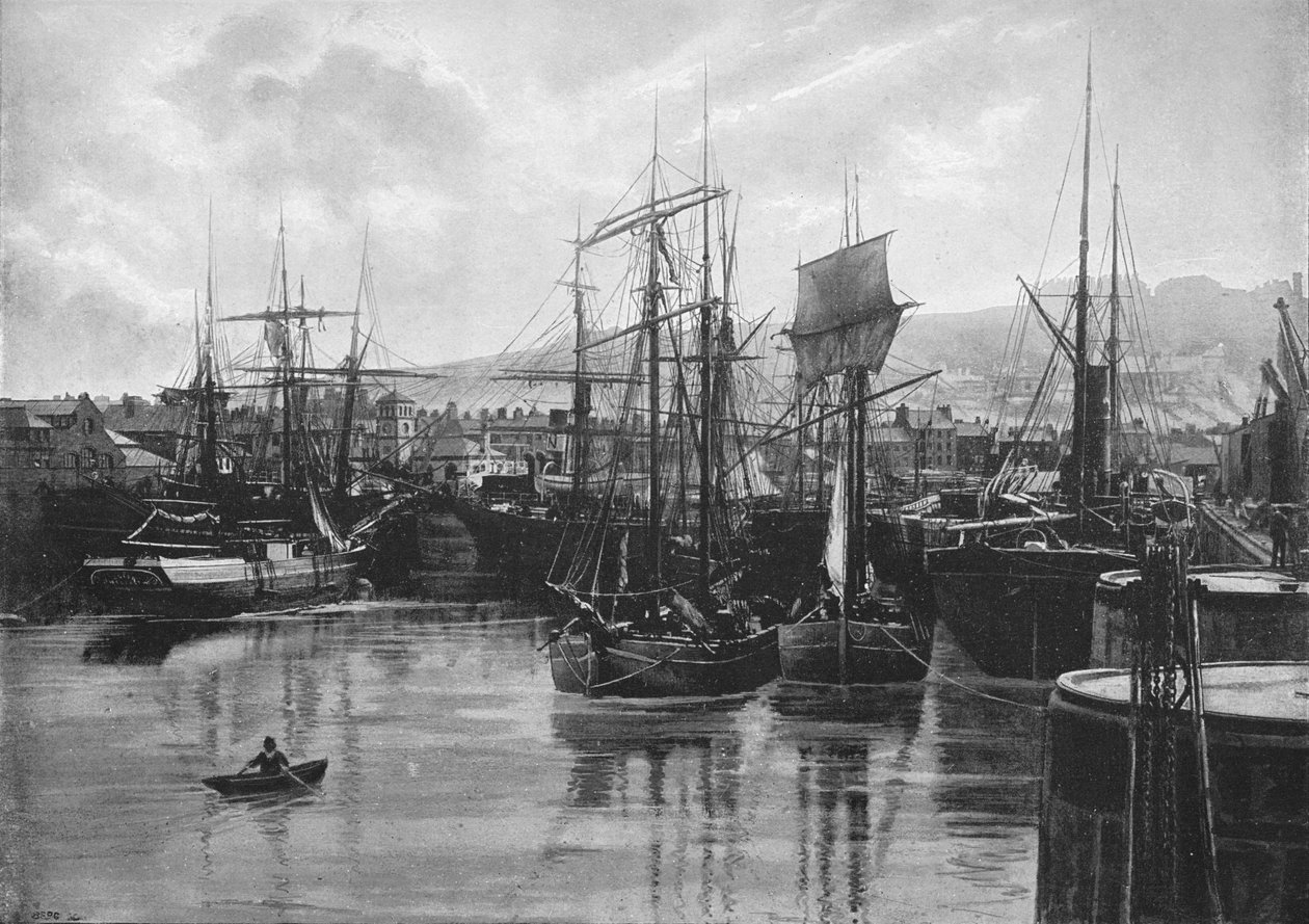 The Docks, Whitehaven, c1896 od Poulton and Co