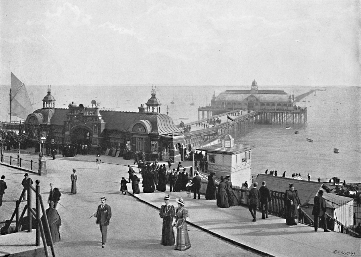 Molo, Southend-on-Sea, c1896 od Poulton and Co