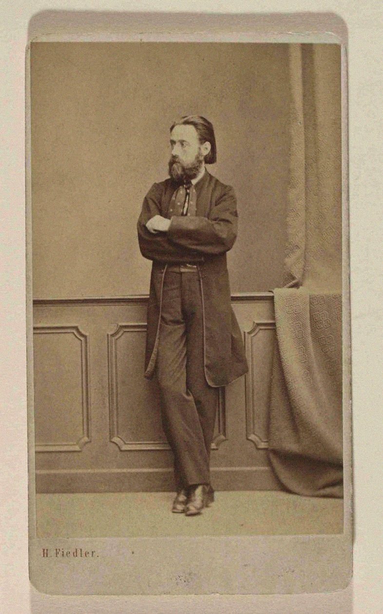 Portrét skladatele Bedřicha Smetany, cca 1866. od Prague . Photo studio H. Fiedler