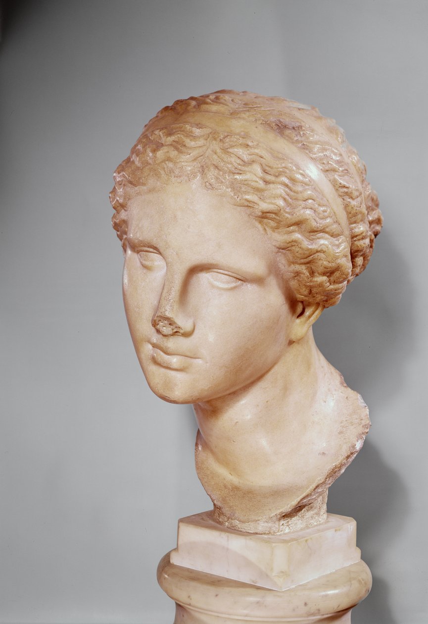 Venuše z Martres, římská kopie řeckého originálu (mramor) od Praxiteles