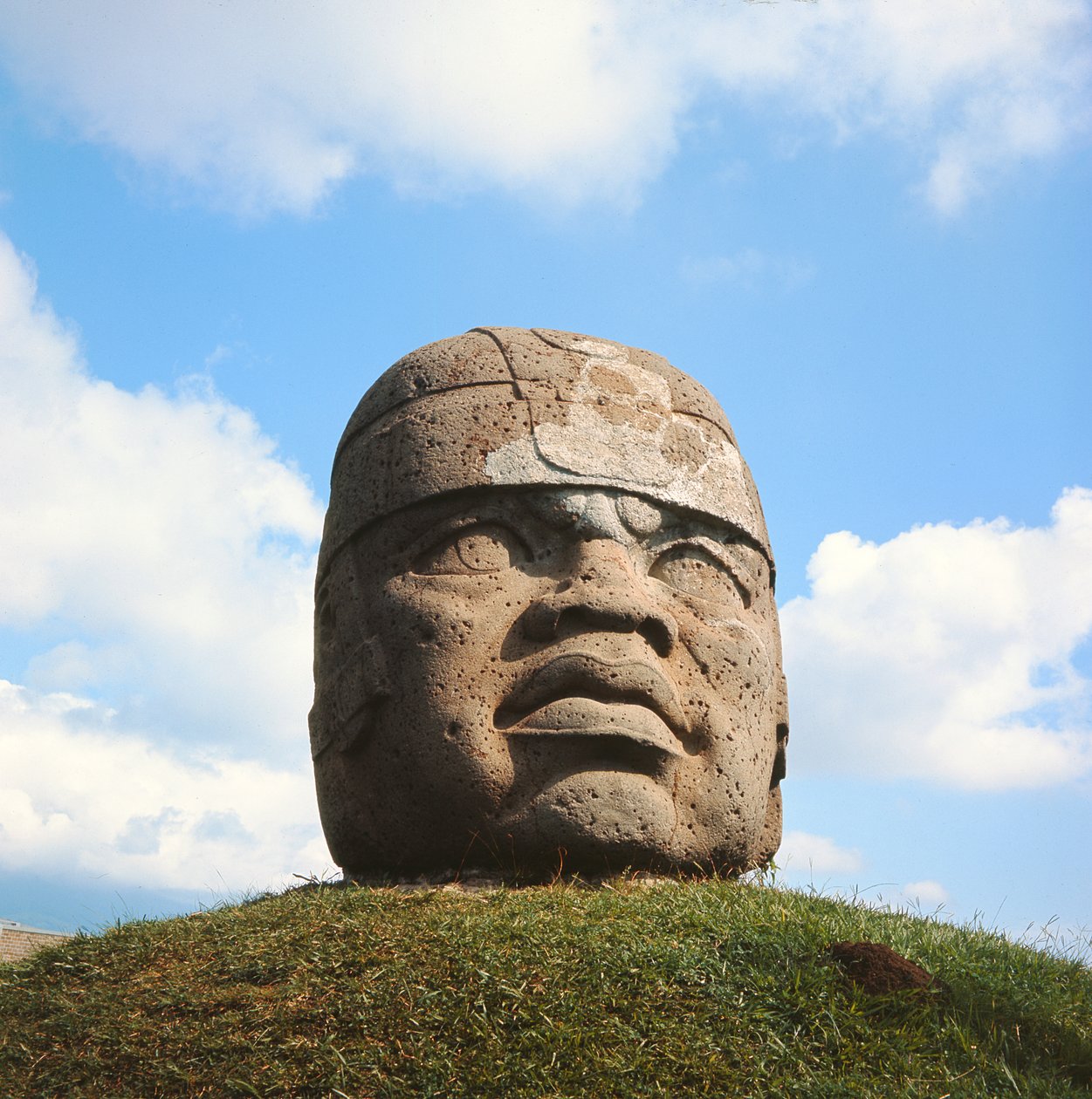 Obří hlava, kultura Olmec od Pre Columbian