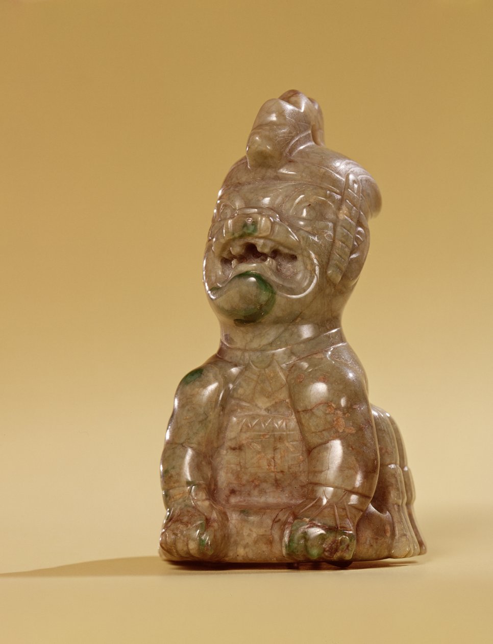 Jaguar, kultura Olmec (nefrit) od Pre-Columbian