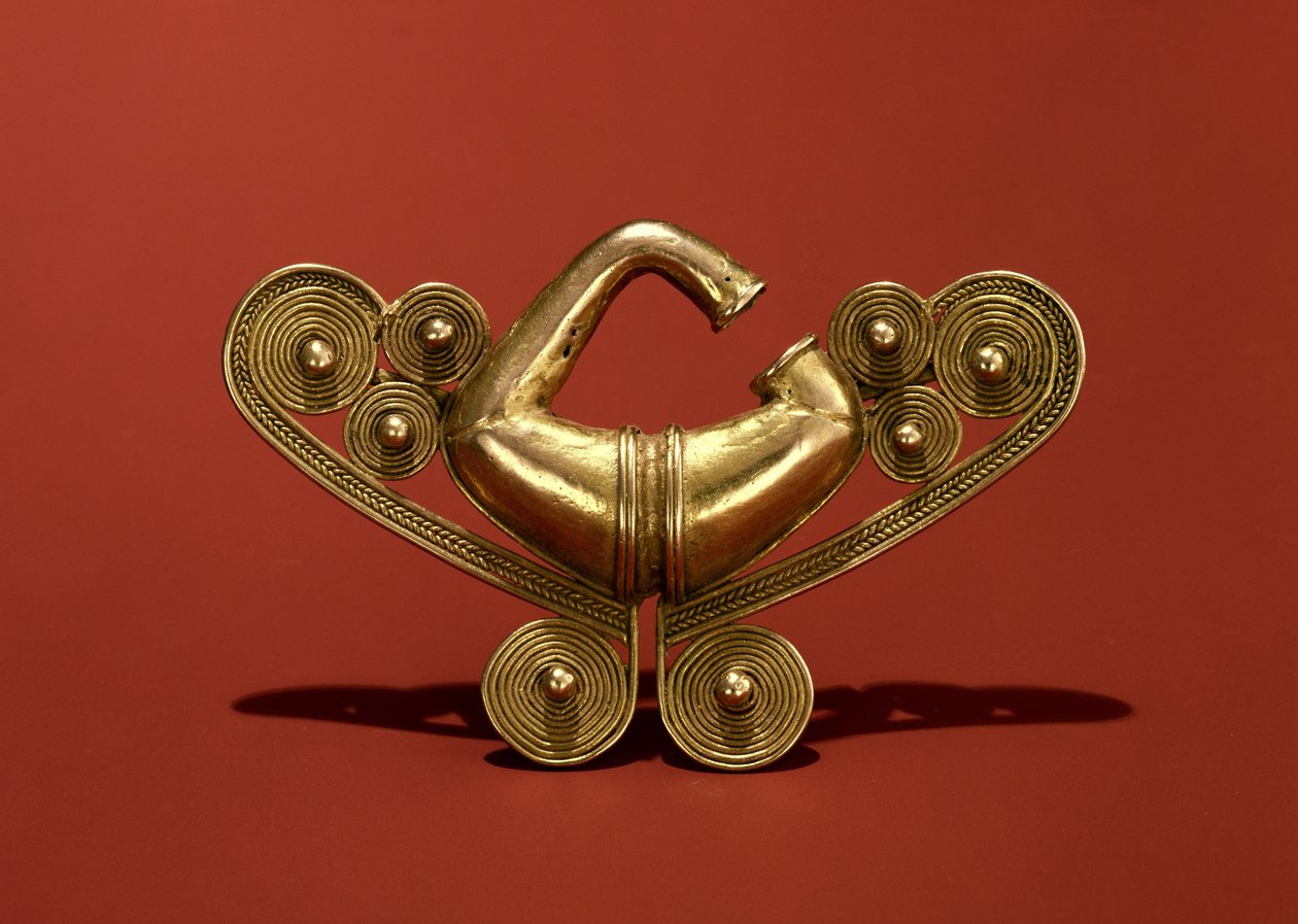 Nos Ornament, Tairona Culture (zlato) od Pre Columbian
