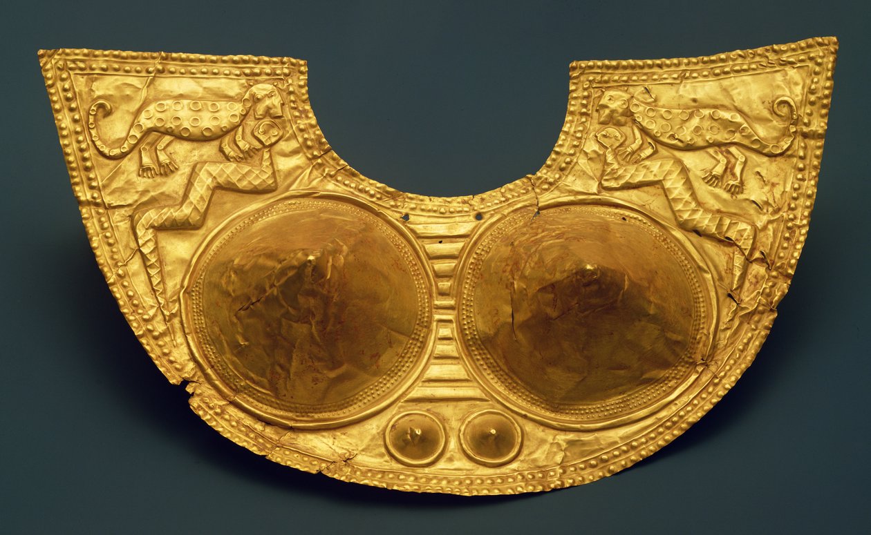 Sinu náprsník (tepané zlato) od Pre Columbian