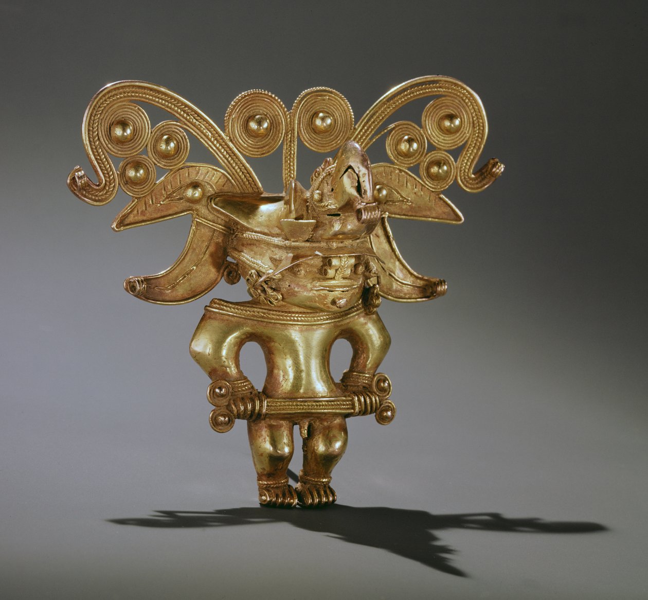 Přívěsek s postavou válečníka Tairona (zlato) od Pre Columbian