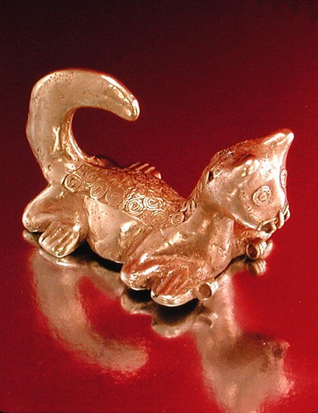 Přívěsek A Your Jaguar (zlatý) od Pre Columbian Pre Columbian