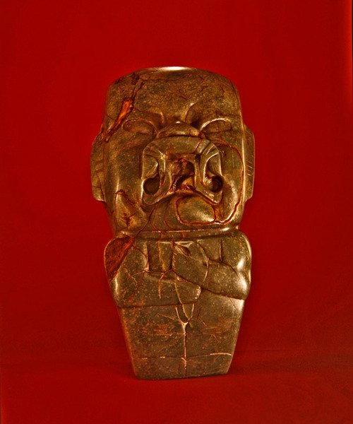 Kunz Axe (průsvitný matný modrozelený nefrit) od Pre Columbian Pre Columbian